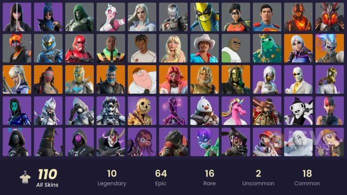 105 skins | Plasma Carrot | Verve | Sith Trooper | Rococo Cloak-o | Magmatic Mizuki   RAT10RAT10