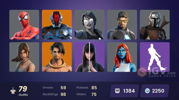 [ALL PLATFORMS] 80 Skins | 2250 VB | Cur1 | Raz | Menace | The Origin | Mandalorian | Renzo the Destroyer 