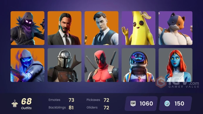 [ALL PLATFORMS] 68 skins | Astro Jack OG | Gold Brutus | Gold Midas | John Wick | Gear Specialist Maya | Vendetta | Catalyst |CHANGEABLE MAIL