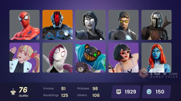 [ALL PLATFORMS] -1,950 V-BUCKS (EpicPC)-Spectra Knight-Predator-Renzo the Destroyer-Paradigm (Reality-659)-Nezumi-FULL ACCESS-CHANGEABLE MAIL
