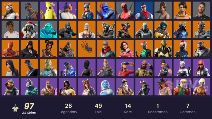 [Rent Cheap Accounts for 14 Days]Travis Scott, Blue Striker, Drift (Stage 5), Ragnarok (Stage 5) | 97 Skins [Full Access] Psn, Xbox,PC