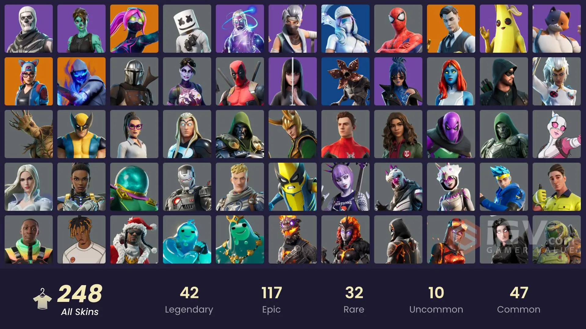 [PC/PSN] 173 SKINS / Cloud Striker / The Imagined / Spectra Knight ...