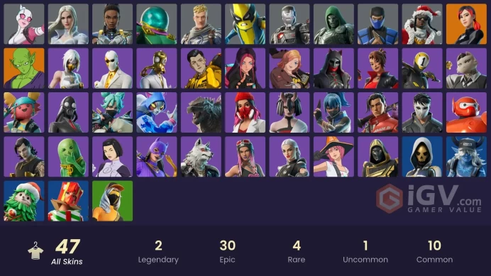 [PC/PSN/XBOX/NINTENDO] 47 skins | Wastelander’s Revenge | Piccolo | Polarity | Camo War Machinemsh718