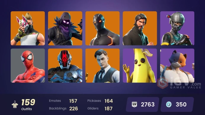FA - [PSN/XBOX/SWITCH/PC] 160 skins | The Reaper | Elite Agent | Gold Midas | Gold Brutus | Lina Scorch | Cloud Striker | Rogue Agent