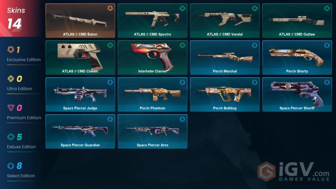 EU-TR / V25:ACT6 BRONZE 1 / ATLAS CMD BATON / 1000+ VP SPENT / 13 AGENTS / 14 SKINS / CHANGEABLE EMAIL / 24/7 INSTANT DELIVERY #VIG1/69425K11