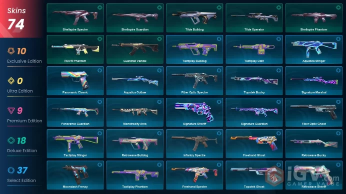 EU / 74 skins /6 KNIFES / Oni  BUNDLE  / Primordium   BUNDLEMam333