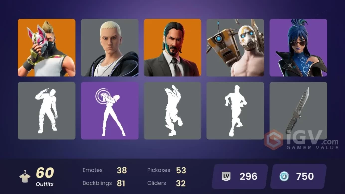 [ALL PLATFORMS]-Psycho Bandit OG-John Wick-Dragon Balls Skins-Johnny Silverhand-V-Adventure Time Skins-FULL ACCESS-