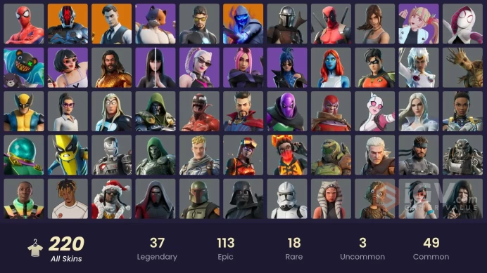 [ALL PLATFORMS]-222 Skin-275 Pickaxes-221 Emote-234 Gliders-FULL ACCESS-