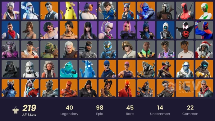 [ALL PLATFORMS]-219 Skin-244 Pickaxes-228 Emotes-191 Glider-Cole-OG STW-Ryu-Juice WRLD-Lara Croft-FULL ACCESS-