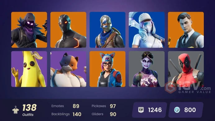 FA - [PSN/SWITCH/PC/XBOX] 139 skins | Blue Squire | Gold Brutus | Gold Midas | Carbon Commando | Clutch | Blue Striker | Trilogy | Prodigy