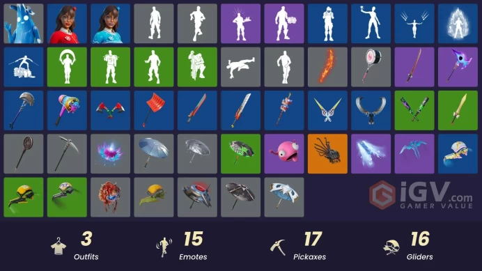 [PSN/XBOX/PC] 500 VB | 3 skins | Polar Peely | Krisabelle | Blizzabelle | Lectro Guard Pack | Lunar Hyperjet | Ffrosty | Adira's Battle Flag