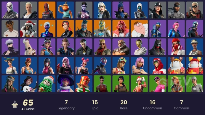 [ALL PLATFORMS]-65 SKIN-100K V-BUCKS SPEND-Red Knight-Eleven-Mogul Master-Skull Trooper-Renegade-FULL ACCESS/LIFE TIME WARRANTY