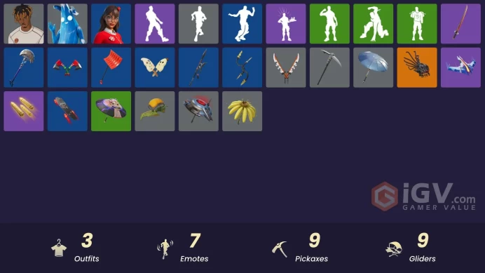[PSN/XBOX/PC] 200 VB | 3 skins | Polar Peely | Slayer Juice WRLD | Krisabelle | Spectra Protector | 999 Knives | Beachcomber