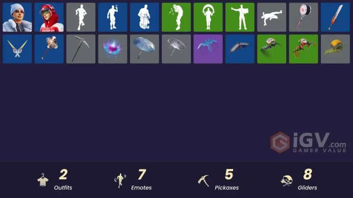[PSN/XBOX/PC] 0 VB | 2 skins | Blizzard Bomber | Arctic Adeline | Mountaineer's Must-Haves | Lectro Guard Pack | Lunar Hyperjet