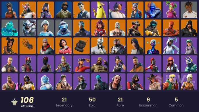 [PC-PSN-XBOX] 105 Skins | Ikonik OG | Renegade Raider | Aerial Assault Trooper | Rogue Spider Knight | Glow | World Warrior | FULL ACCESS