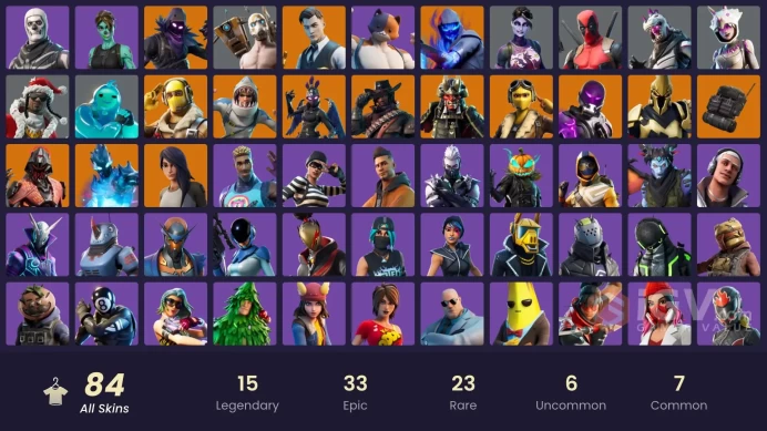 [ALL PLATFORMS]-84 Skin-130K V-Bucks Spend-Psycho Bandit-Shogun-Raptor-Midas-Dynamo-Waypoint-FULL ACCESS-