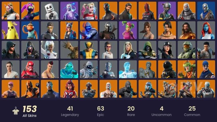 [PC/PSN/XBOX] 153 skins | OG STW | Galaxy | The Reaper | Blue Squire | Royale Knight | Mako | Take The L | Julesmssh883