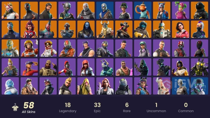 [ALL PLATFORMS]-58 SKIN-Blue Squire OG-The Reaper OG-Royale Knight OG-Elite Agent OG-Freestylin-Take The L-OMEGA-FULL ACCESS-/LIFE TIME WARRANTY