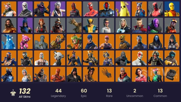FA - [PSN/XBOX/SWITCH/PC] - 132 skins | OG STW | Rogue Agent | Omegarok | Ronin | Carbide | The Imagined | Hime | Fate