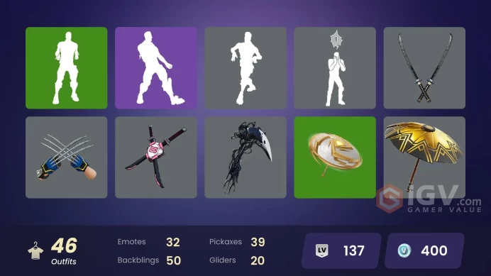 [PC/XBOX] 46 skins | Lina Scorch | Sultura | Eddie Brock | Trilogy | Reliant Blue | Perfect Point | Petrol PumpJon352