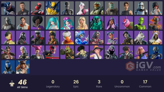 [PC/XBOX] 46 skins | Lina Scorch | Sultura | Eddie Brock | Trilogy | Reliant Blue | Perfect Point | Petrol PumpJon352
