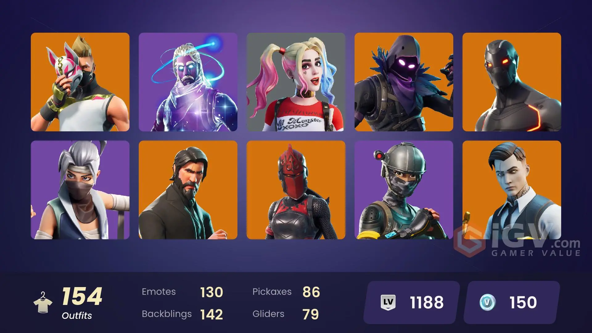 [PC/XBOX/NINTENDO] 154 skins | OG STW | Galaxy | The Reaper | Elite ...