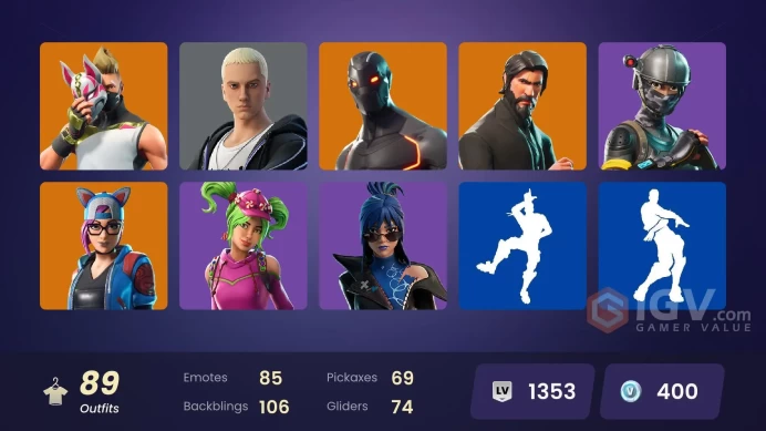FA - [PSN/XBOX/SWITCH/PC] - 86 skins | The Reaper | Elite Agent | Mako | Take The L | Omega (stage 5) | Rogue Agent