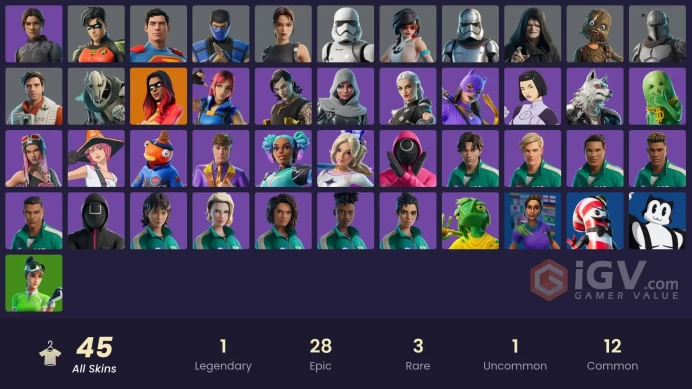 [ALL PLATFORMS]-45 Skin-Lara Croft (2000s)-Chani-Joltara-Champion Clix-Games Manager-Games Guard-Stix-FULL ACCESS-