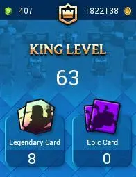 KT 15 | Level 63 |15 Evo Cards |(40Cards LvL15 || 103Cards LvL14) | 145 Emotes | 10 Tower Skins| Q633