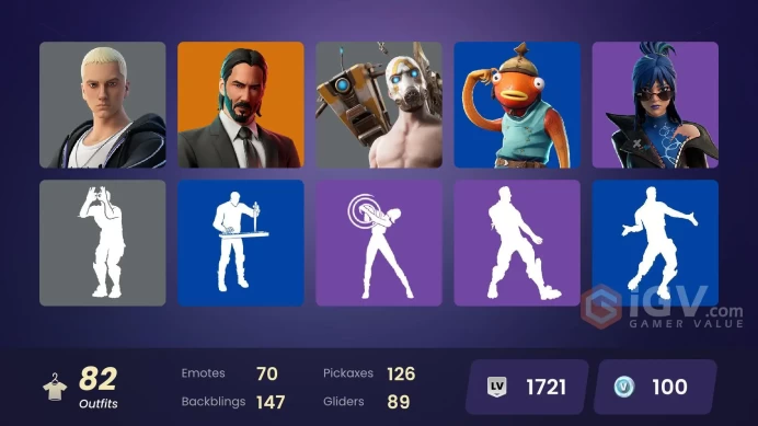 [ALL PLATFORMS]-82 SKIN-Psycho Bandit OG-Cole OG-John Wick-Catwoman Comic Book Outfit-Alpine Ace (FRA)-FULL ACCESS/LIFE TIME WARRANTY