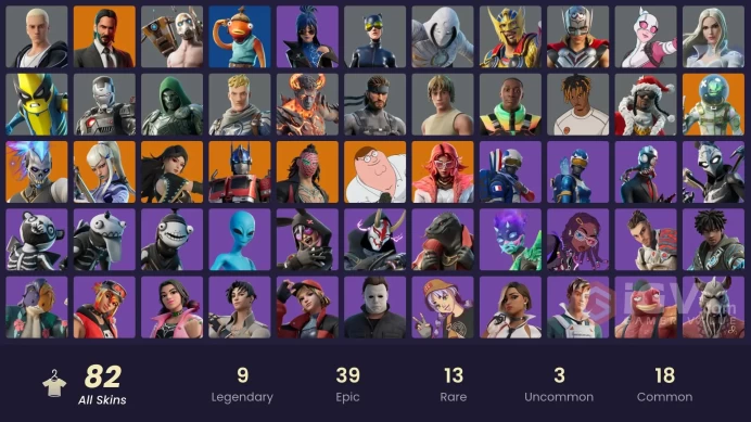 [ALL PLATFORMS]-82 SKIN-Psycho Bandit OG-Cole OG-John Wick-Catwoman Comic Book Outfit-Alpine Ace (FRA)-FULL ACCESS/LIFE TIME WARRANTY