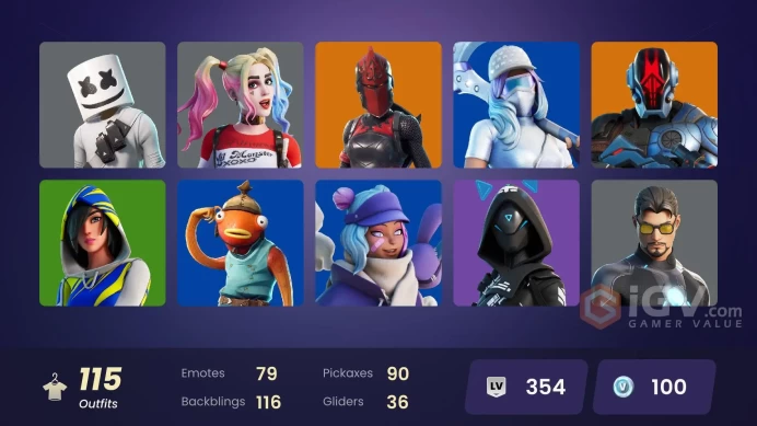 [ALL PLATFORMS]-115 Skins- 142.000 V-B SPEND TOTAL - FNCS 3:1 Champion -Star Wars Skins-Marvels-Catwoman Comic Book Outfit-FULL ACCESS-