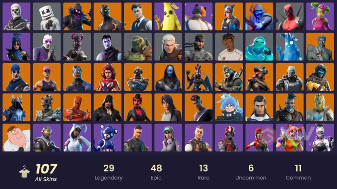 FA - [PSN/XBOX/PC] 107 skins | OG STW | Gold Midas | Gold Brutus | Rogue Agent | Omegarok | Merry Mint Axe | The Visitor|Raven | Fusion| 3000 VB