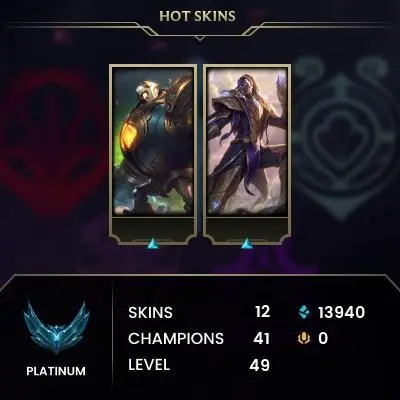[EUW] S15! - SPLIT 3! - Platinum 2 -86LP- - 66 Winrate - 13K Be - 44Win - 22Lose - Honor 4 - Instant Delivery