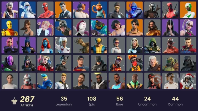 [ALL PLATFORMS]-267 Skin-292 Pickaxes-226 Emotes-202 Gliders-Heron Stance Hero-LeBron James-Leviathan Axe-Kuno-Dynamo-Fishstick-FULL ACCESS-