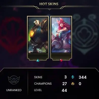 [EUW SERVER] Unranked Smurf Account ◈ UNRANKED ◈ lvl 30 + ◈10 Unranked Games NOT PLAYED ◈ FULL ACCESS ◈ EUROPE WEST ◈ 24/7 Live service