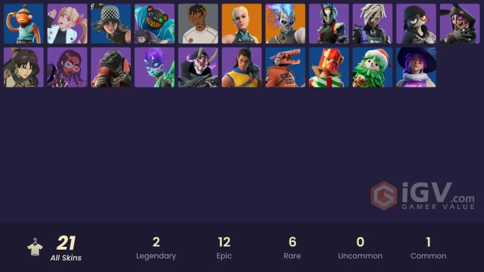 [PC/PSN/XBOX/NINTENDO] 21 skins | Renzo the Destroyer | Paradigm (Reality-659) | Slayer Juice WRLD | Stray | Taro | Bytes |N50