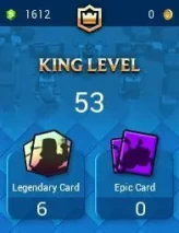 VIP CR LVL 53 | EVO 9 | CARDS LVL15: 4 / LVL14: 20 | EMOTE 70 | KT 14 | TROPHY 10K | NC AVAILABLE | SKIN TOWER 10 | INSTANT DELIVERY