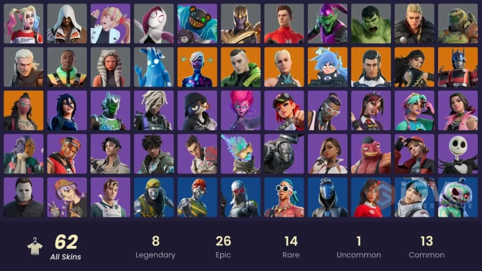 [PC/XBOX/NINTENDO] 62 skins | Sultura | Perfect Point | Future Relic Scythe | Cymitar | Ezio Auditore | ThanosMB4