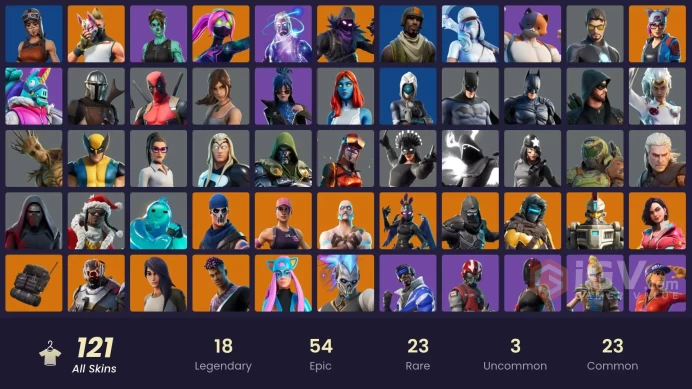 [PC/XBOX] 121 skins | Galaxy | OG STW  | Lara Croft | Ghoul Trooper | Raven | Tony Stark | Deadpool | Galaxia | Mystique |