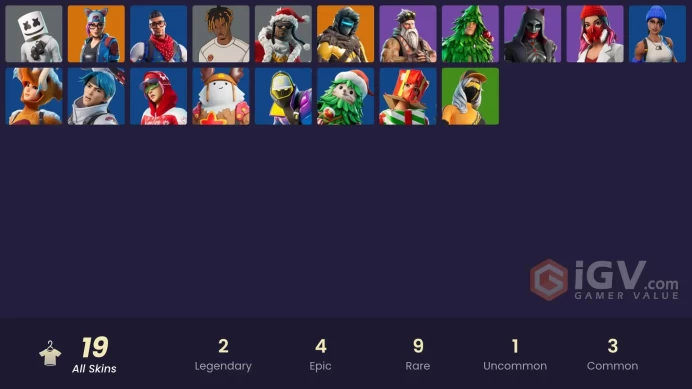 [PSN/XBOX/PC] 19 skins | Blue Team Leader | Prodigy | Subzero Cryptic | Zenith | Lynx | Marshmello | Santa Dogg | Yulejacket | Felina | 200 VB