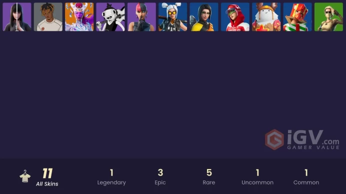 [PSN/XBOX/PC] 11 skins | The Cube Queen | Slayer Juice WRLD | Charlotte | Kor | Toona Fish | Holiday Boxy | Arctic Adeline | Dizzie | 350 VB