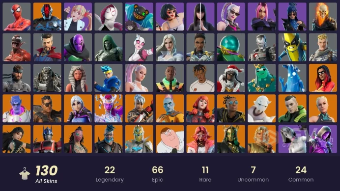 [PSN/XBOX/PC] 130 skins | Subzero Cryptic | Torin | Malik | Joltara | Kado Thorne | Hades | Zeus | Joey | The Cube Queen |Ronin |Kymera | 250 VB