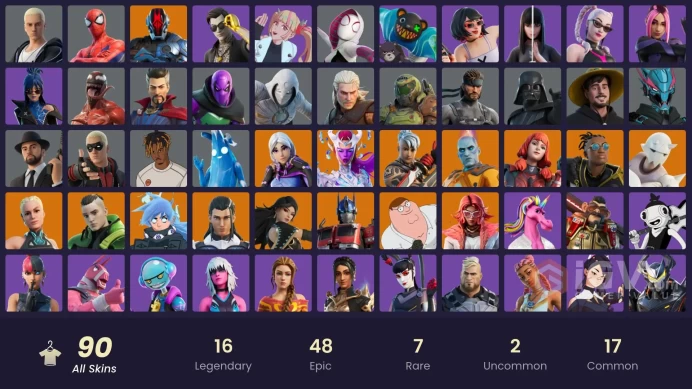 [PSN/XBOX/PC] 90 skins | Era | The Origin | Twyn | Optimus Prime | Torin | The Cube Queen | Ronin | Valeria | Malik | The Foundation | 50 VB