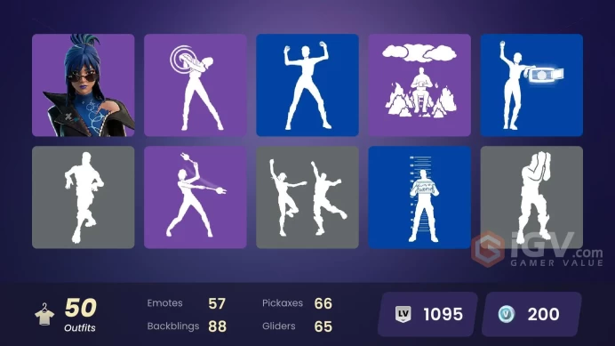 [PSN/XBOX/PC] 50 skins | Era | Omegarok | Optimus Prime | Valeria | Peter Griffin | Kado Thorne | Spectra Knight | Mizuki | Polar Peely | 200 VB