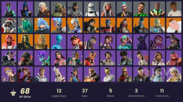 [PSN/XBOX/PC] 68 skins | Era | Omegarok | Optimus Prime | Hades | Zeus | Valeria | Peter Griffin | Nezumi | Kado Thorne | Mizuki | 600 VB