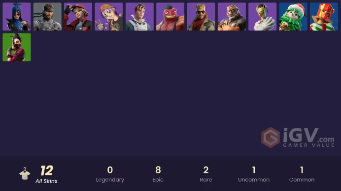 [PSN/XBOX/PC] 12 skins | Solid Snake | Vengeance Jones | Mae | Hope | Nolan Chance | Fish Thicc | Piper Pace | Nisha | Holiday Boxy | 0 VB