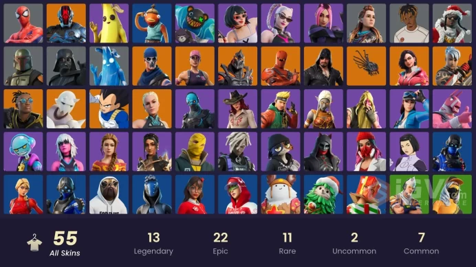 [PSN/XBOX/PC] 55 skins | OG STW | Sultura | Shady Doggo | Trilogy | Cloud Striker | Carbon Commando | Aloy | Sentinel | Ronin | Malik | 500 VB