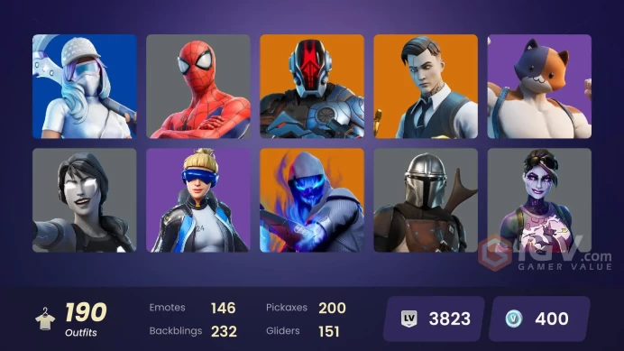 [PSN/XBOX/PC] 190 skins | Leviathan Axe | Neo Versa | Gold Meowscles | Gold Brutus | Gold Skye | Gold Midas | Gold TNTina | Predator | 400 VB
