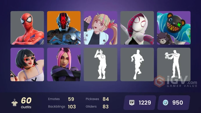 [PSN/XBOX/PC] 60 skins | The Origin | Twyn | Inferno | Ronin | Paradigm (Reality-659) | Malik | The Foundation | Nezumi | The Ageless | 950 VB